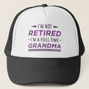 Casquette Grand-mère à plein temps