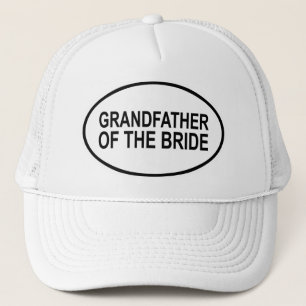 Casquette Grand-père de la jeune mariée épousant l'ovale
