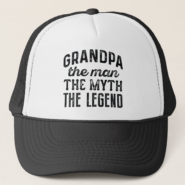 Casquette Grand-Père L'Homme Le Mythe La Légende (Devant)