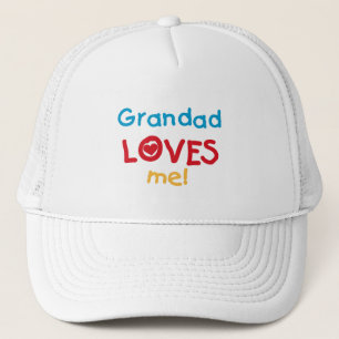 Casquette Grand-père m'aime T-shirts et cadeaux