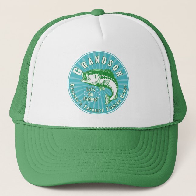 Casquette Grand-père's Favori Fishing Buddy (Devant)