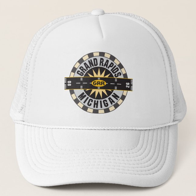 Casquette Grand Rapids, aéroport de MI GRR (Devant)