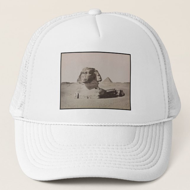 Casquette Grand Sphinx de Giza Necropolis en Égypte 1887 (Devant)