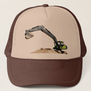 Casquette Grande excavatrice verte impressionnante #4 de