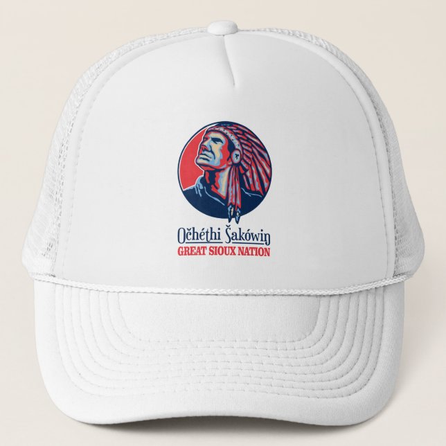 Casquette Grande nation sioux (Devant)