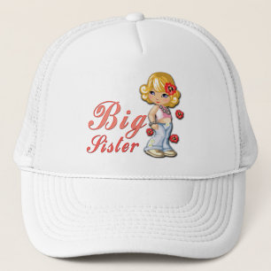 Casquette Grande soeur et fleurs