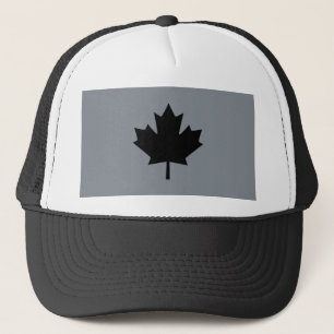 Casquette Graphique canadien de feuille d'érable noire