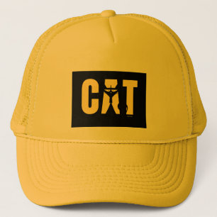 Casquette Graphique Chat Minimaliste