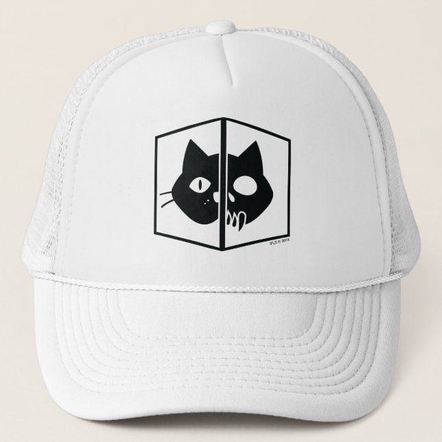 Casquette Graphique de chat de Schrödinger (Devant)