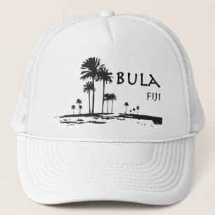 Casquette Graphique de palmier de Bula Fidji