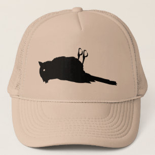 Casquette Graphique d'oiseau mort sur la route