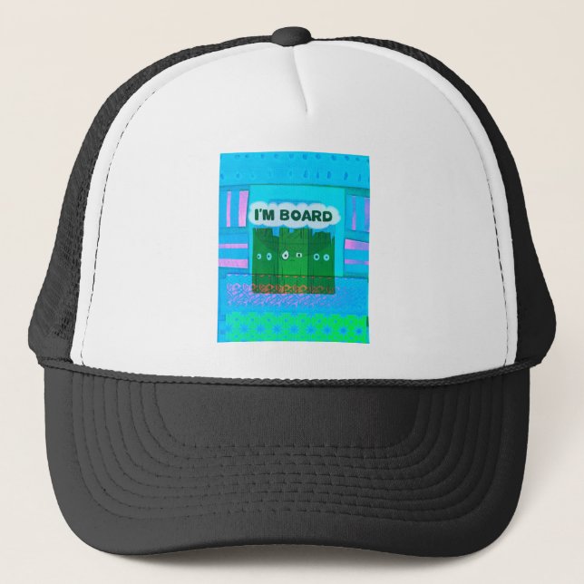 Casquette Graphique Inspirationnel amusant : Je Suis Bored T (Devant)