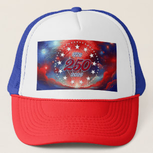 Casquette Graphiques Feux d'Artifice Nuages pour les 250 ans