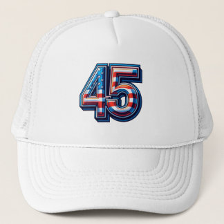 Casquette Gras 45ème Anniversaire Mug - American Flag Balloo