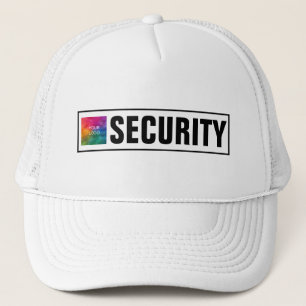Casquette Gras Police Texte Personnel de sécurité Équipe d'e