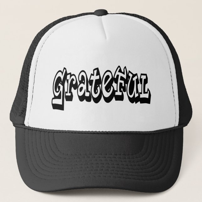 Casquette Grateful Dire Graffiti Style typographie (Devant)