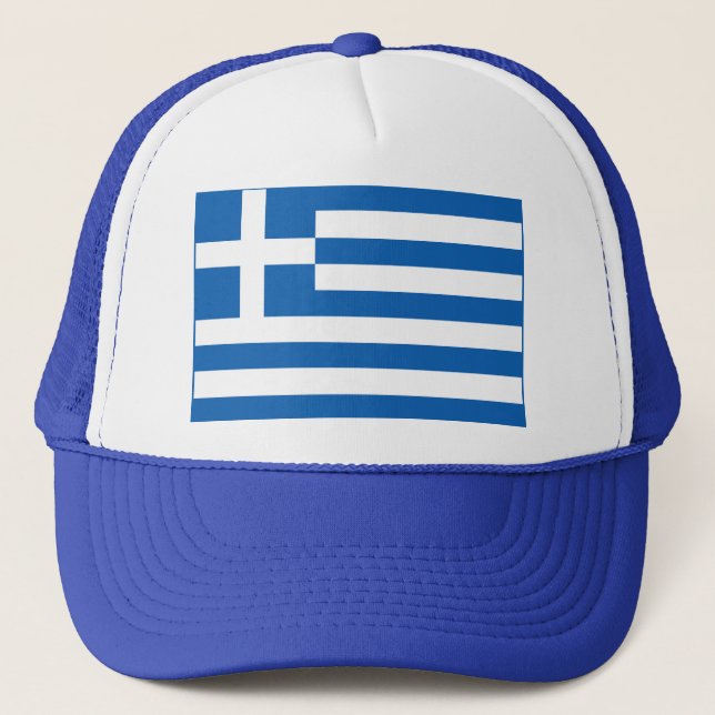 Casquette Grèce - Drapeau national grec (Devant)