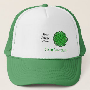 Casquette Green Flower Ribbon Template by Kenneth Yoncich