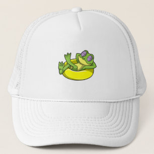 Casquette Grenouille à la natation avec anneau de natation