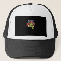 Grenouille avec chapeau de champignon Cottagecore 