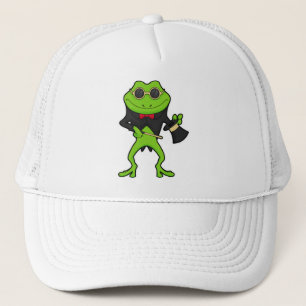 Casquette Grenouille en magicien avec baguette magique & Cas