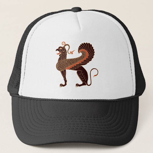 Casquette Griffin de la bête mythologique grecque antique (Devant)