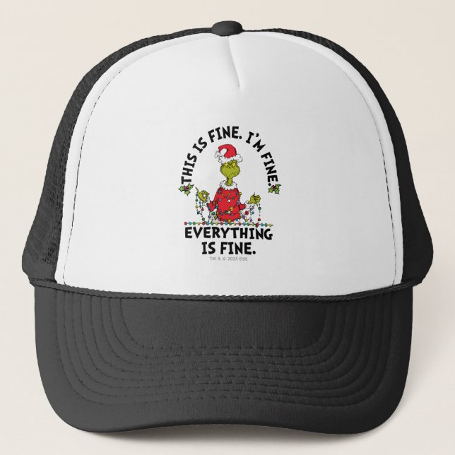 Casquette Grinch | Everything is Fine (Devant)