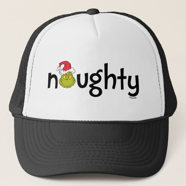 Casquette Grinch is Naughty (Devant)