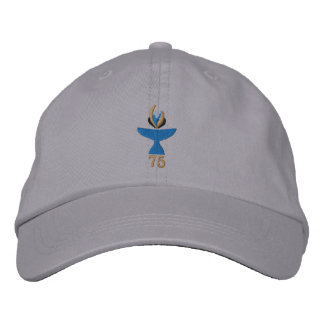 Casquette gris avec logo brodé
