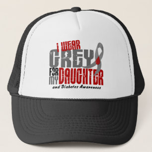 Casquette GRIS d'USAGE du diabète I POUR MA FILLE 6,2