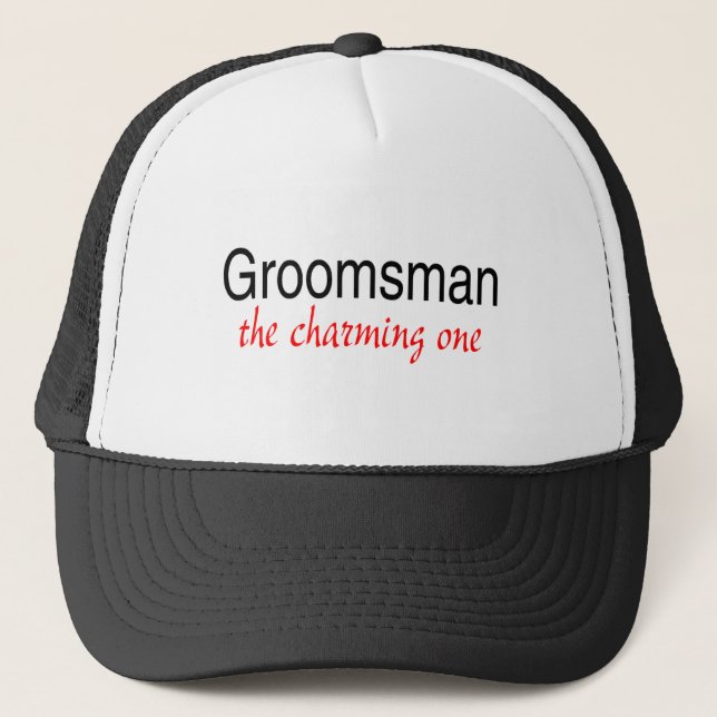 Casquette Groomsman (de charme) (Devant)