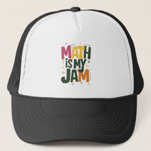 Casquette Groovy Math est mon truc premier jour de rentrée s