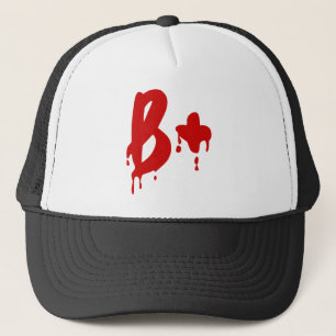 Casquette Groupe sanguin B+ Positif #Hôpital d'horreur