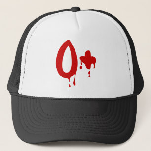 Casquette Groupe sanguin O+ Positif #Hôpital d'horreur