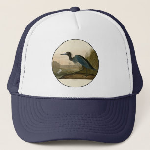 Casquette Grue bleue Héron Impression Audubon Art côtier