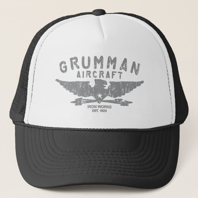 CASQUETTE GRUMMAN IRON TRAVAILLE TRUCKER HAT (Devant)