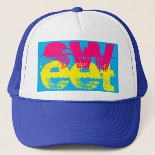 Casquette grunge SWEET lettrage  