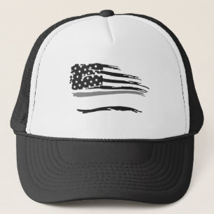 Casquette Grunge Wavy Officers Grey Line Flag