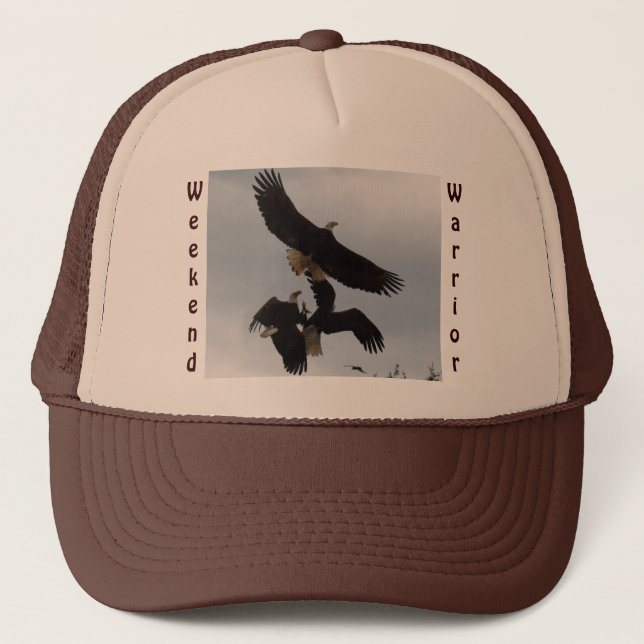 Casquette guerrier du week-end de combat des aigle (Devant)
