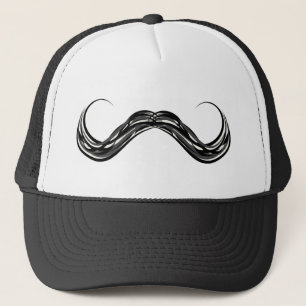 Casquette guidon moustache