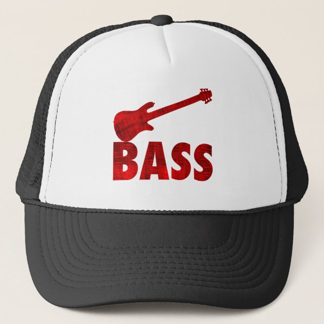 Casquette Guitare basse (Devant)