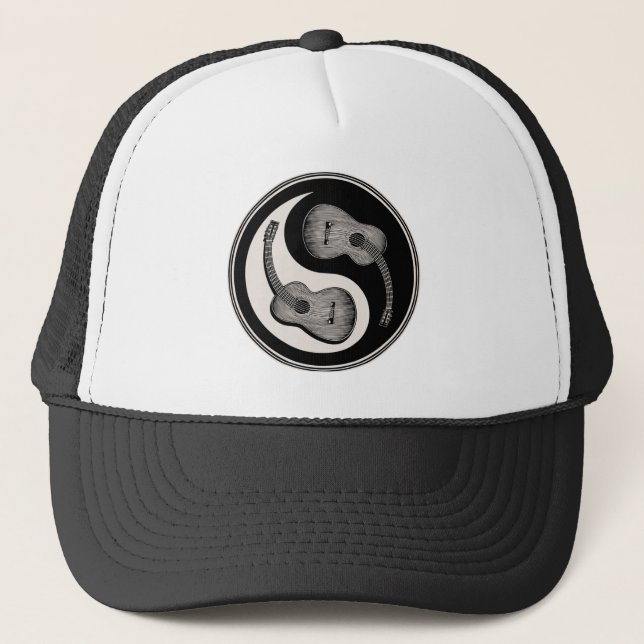 Casquette Guitare classique Yin Yang (Devant)