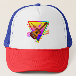Casquette Guitare Colorée Rétro