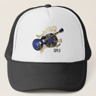Casquette Guitare Monogram Rock - Bleu