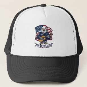 Casquette Guitare Vintage Eagle Patriotique