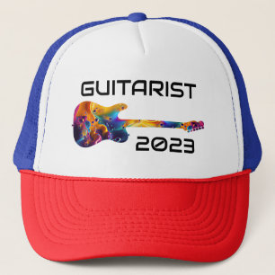 CASQUETTE GUITARISTE 2023 GUITARE COLORÉE GROUPE CADEAU