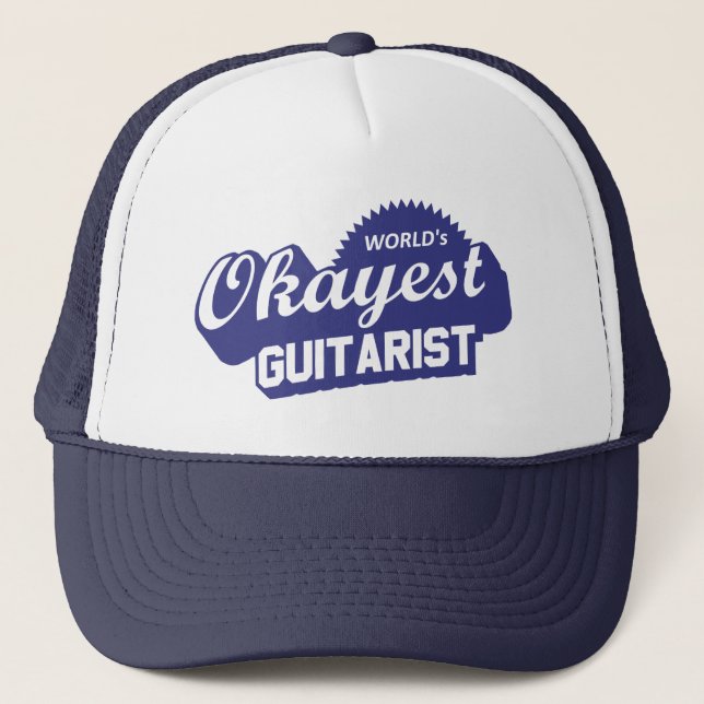 Casquette Guitariste le plus Okayest du monde (Devant)
