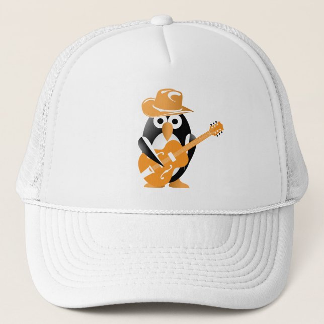 Casquette Guitariste pingouin (Devant)