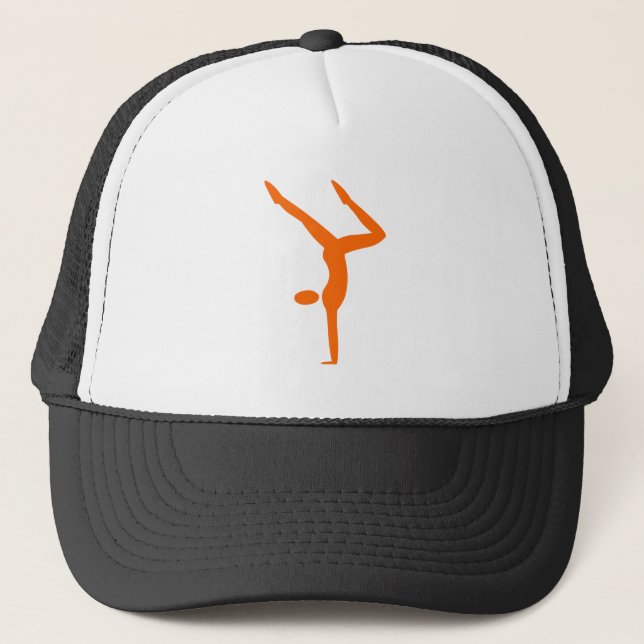 Casquette Gymnastique - Orange (Devant)