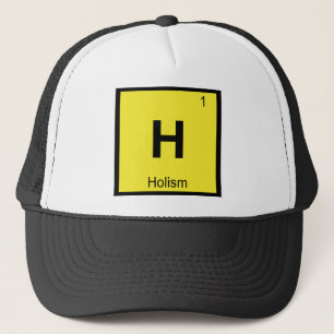Casquette H - Holisme Symbole du tableau périodique de la ch